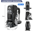Inchiriere rucsac 70L, Night Cat negru