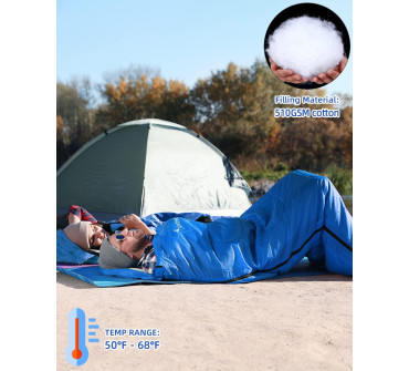 Inchiriere sac de dormit de vara, Sportneer albastru