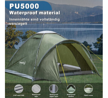 Inchiriere cort 4 persoane ultrausor Tilenvi verde