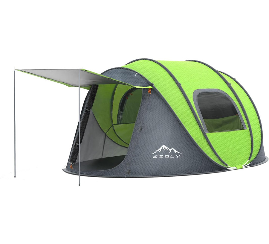 Inchiriere cort 3 persoane pop-up Ezoly verde gri