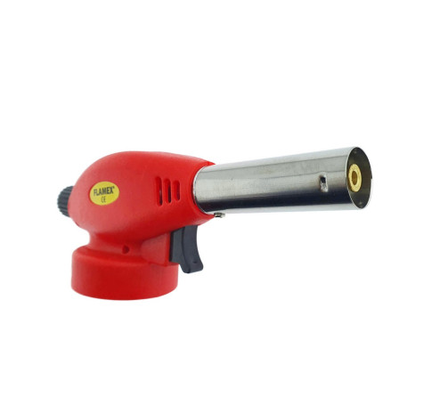 Cap arzator Flamex F227 cu aprindere piezo, pentru butelii gaz camping tip baioneta