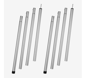Stâlpi de camping pentru corp și adăpost aluminiu x 2, 200cm