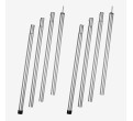 Stâlpi de camping pentru corp și adăpost aluminiu x 2, 200cm