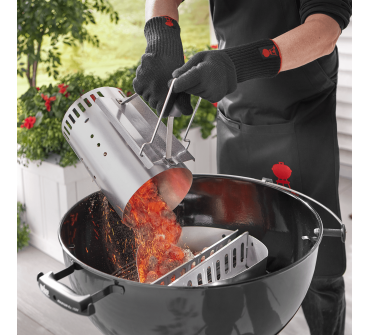 Rental of Weber charcoal chimney starter, diameter 14.5 cm, height 20.5 cm